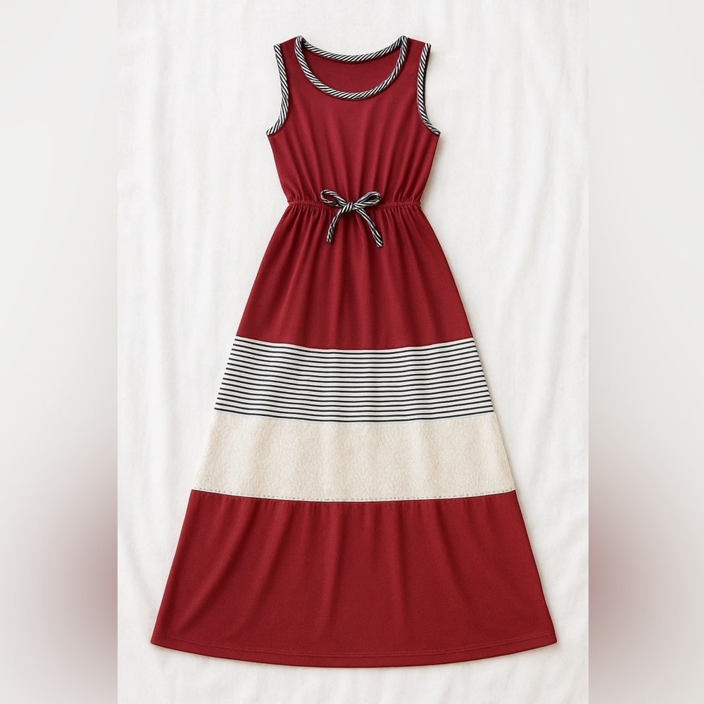Jenna & Jesse summer dress with lace details size youth 8